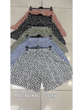 Spodenki damskie , size m-2xl, paczka 12szt, mix kolor
