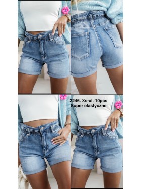Spodenki jeansowe damskie , size xs-xl paczka 10szt,