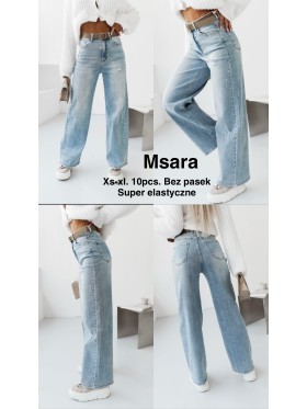Jeansy damskie M'sara , size xs-xl paczka 10szt,