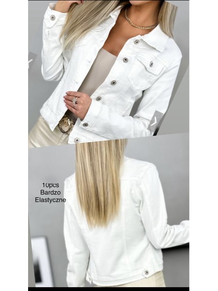 Kurtki Jeansowe damskie , size S-2XL paczka 10szt,