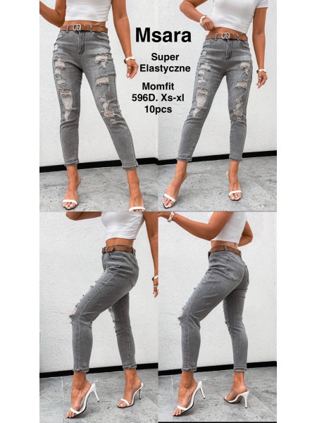 Jeansy damskie M'sara , size xs-xl paczka 10szt,