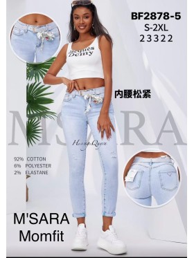 Jeansy damskie M'sara , size s-2xl paczka 12szt,