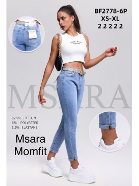 Jeansy damskie M'sara , size XS-xl paczka 12szt,