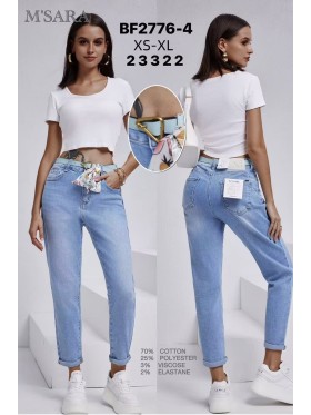 Jeansy damskie M'sara , size XS-xl paczka 12szt,