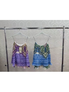 Bluzki damskie wloskie, Size uni,paczka 6szt,mix kolor