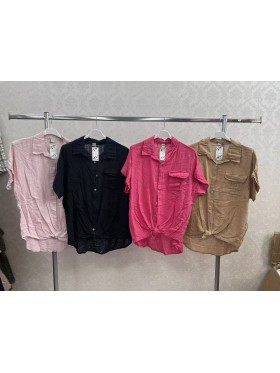 Bluzki damskie wloskie, Size uni,paczka 6szt,mix kolor