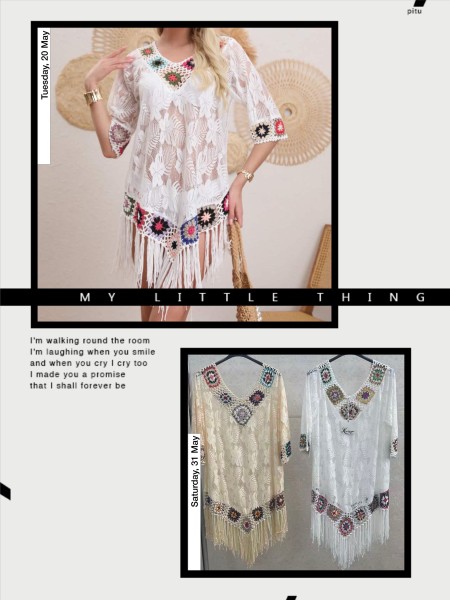 Bluzki damskie wloskie, Size uni,paczka 6szt,mix kolor
