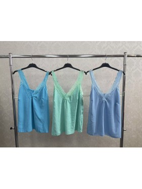 Bluzki damskie wloskie, Size uni,paczka 6szt,mix kolor
