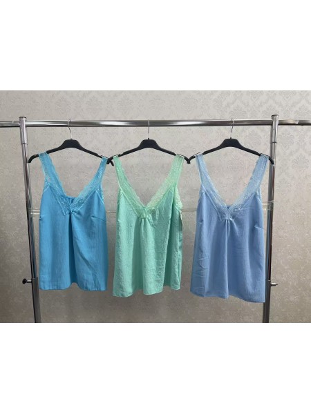 Bluzki damskie wloskie, Size uni,paczka 6szt,mix kolor