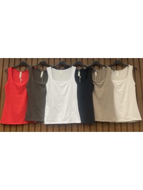 Bluzki damskie wloskie, Size uni,paczka 6szt,mix kolor