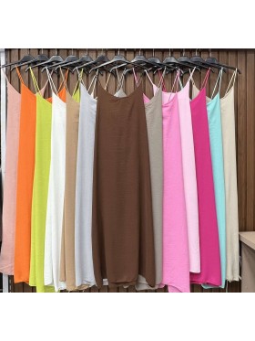 Sukienki damskie wloskie, Size uni,paczka 6szt,mix kolor