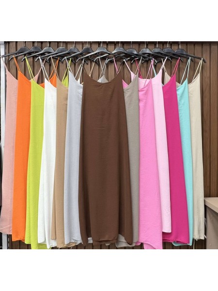 Sukienki damskie wloskie, Size uni,paczka 6szt,mix kolor