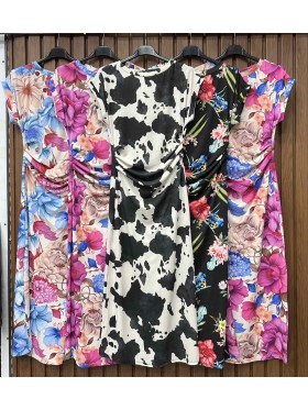 Sukienki damskie wloskie, Size uni,paczka 6szt,mix kolor