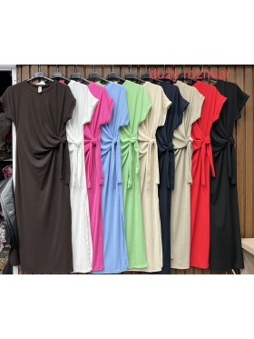 Sukienki damskie wloskie, Size uni,paczka 6szt,mix kolor