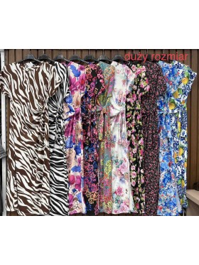Sukienki damskie wloskie, Size uni duzy,paczka 6szt,mix kolor