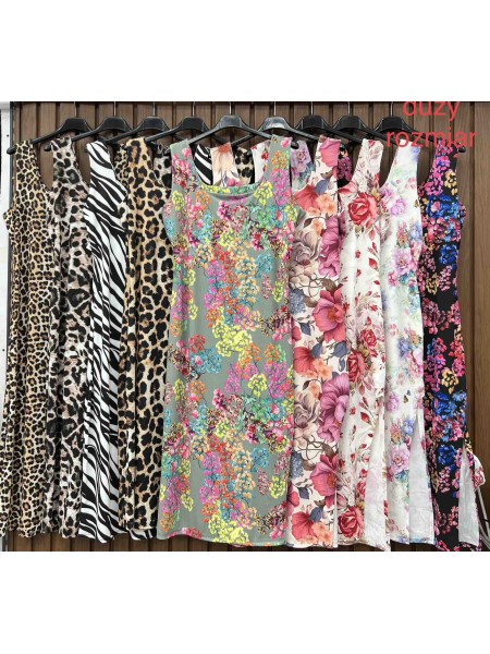 Sukienki damskie wloskie, Size uni duzy,paczka 6szt,mix kolor