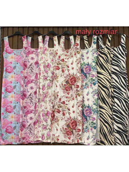 Sukienki damskie wloskie, Size uni maly,paczka 6szt,mix kolor