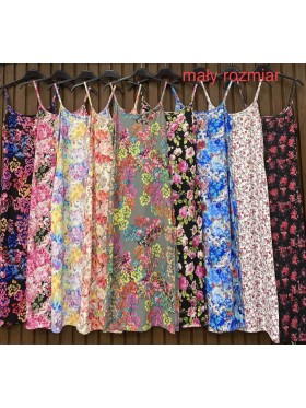 Sukienki damskie wloskie, Size uni maly,paczka 6szt,mix kolor