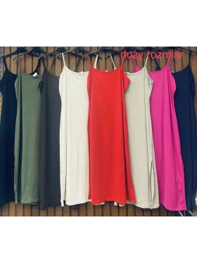 Sukienki damskie wloskie, Size uni duzy,paczka 6szt,mix kolor