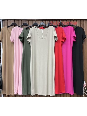 Sukienki damskie wloskie, Size uni duzy,paczka 6szt,mix kolor