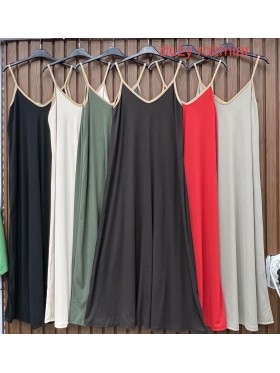 Sukienki damskie wloskie, Size uni duzy,paczka 6szt,mix kolor