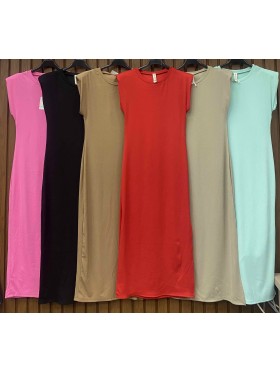 Sukienki damskie wloskie, Size uni ,paczka 6szt,mix kolor