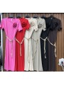 Sukienki damskie wloskie, Size uni ,paczka 6szt,mix kolor