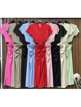 Sukienki damskie wloskie, Size uni ,paczka 6szt,mix kolor