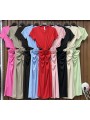 Sukienki damskie wloskie, Size uni ,paczka 6szt,mix kolor