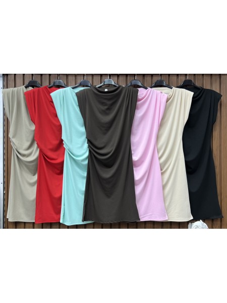 Sukienki damskie wloskie, Size uni ,paczka 6szt,mix kolor
