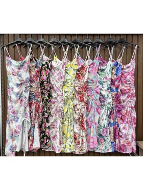 Sukienki damskie wloskie, Size uni ,paczka 6szt,mix kolor