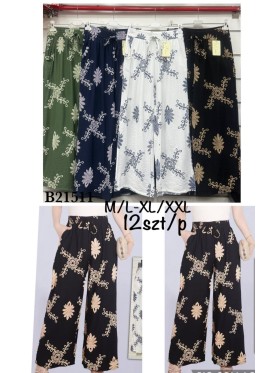 Spodnie damskie , size m-2xl, paczka 12szt, mix kolor
