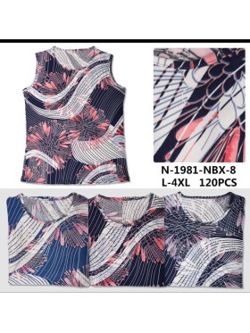 Bluzki damskie Polskie, Size l-4xl, paczka 12szt mix kolor