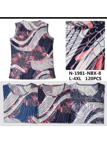 Bluzki damskie Polskie, Size l-4xl, paczka 12szt mix kolor