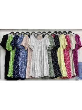 Sukienki damskie wloskie, Size uni ,paczka 6szt,mix kolor