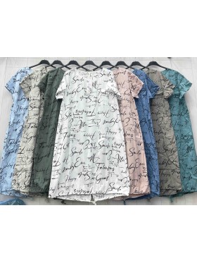 Sukienki damskie wloskie, Size uni ,paczka 6szt,mix kolor