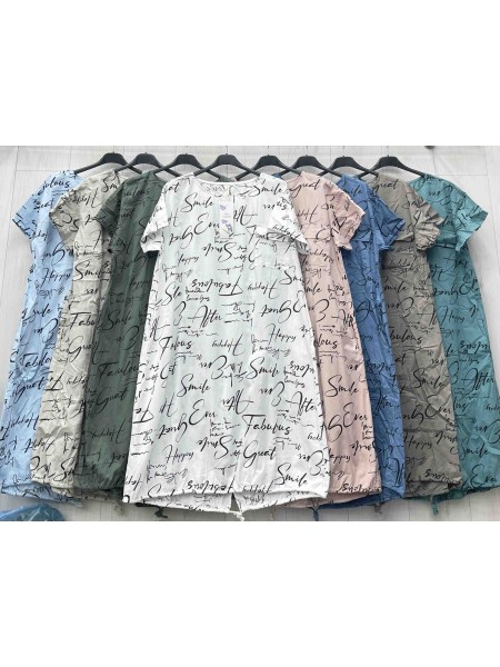 Sukienki damskie wloskie, Size uni ,paczka 6szt,mix kolor