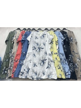 Sukienki damskie wloskie, Size uni ,paczka 6szt,mix kolor