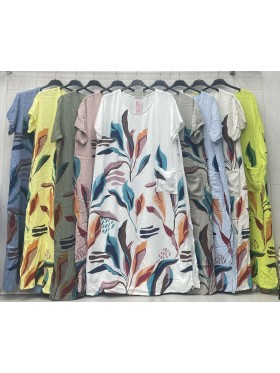 Sukienki damskie wloskie, Size uni ,paczka 6szt,mix kolor