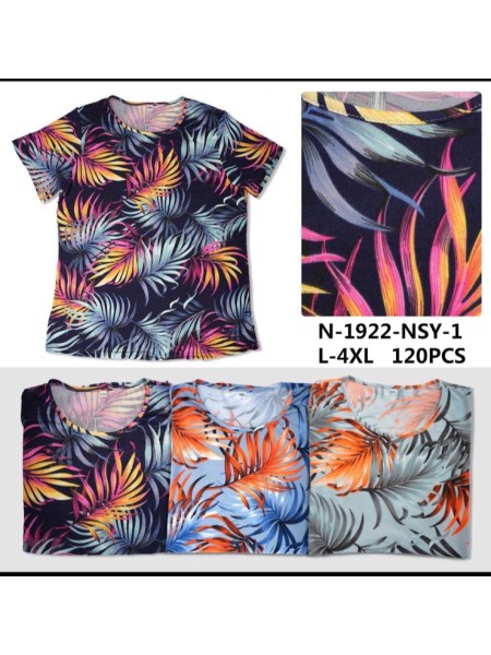Bluzki damskie Polskie, Size l-4xl, paczka 12szt mix kolor