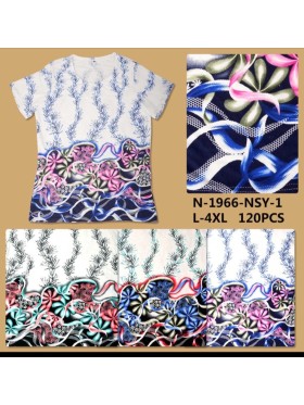 Bluzki damskie Polskie, Size l-4xl, paczka 12szt mix kolor
