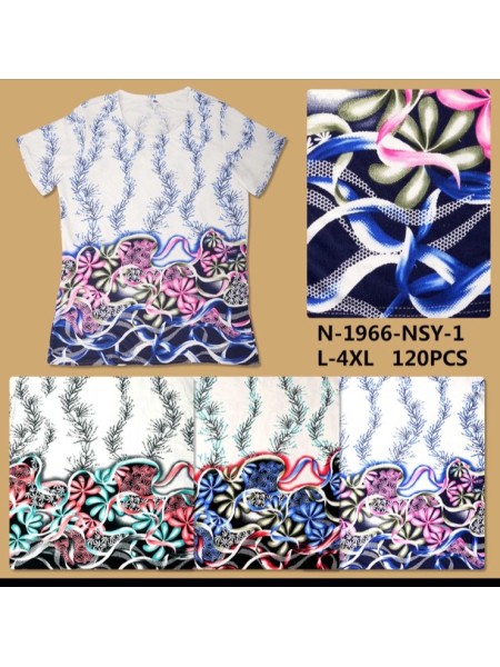 Bluzki damskie Polskie, Size l-4xl, paczka 12szt mix kolor