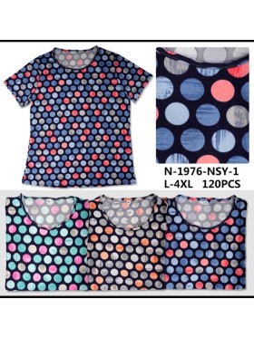 Bluzki damskie Polskie, Size l-4xl, paczka 12szt mix kolor