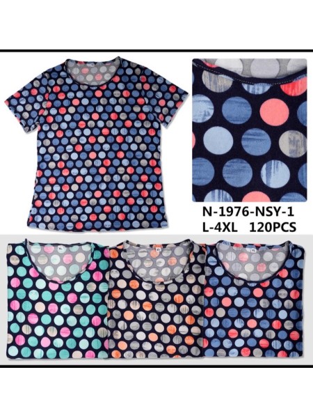 Bluzki damskie Polskie, Size l-4xl, paczka 12szt mix kolor