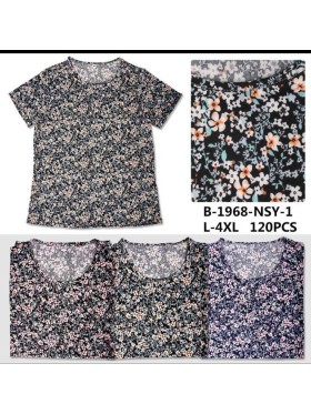 Bluzki damskie Polskie, Size l-4xl, paczka 12szt mix kolor