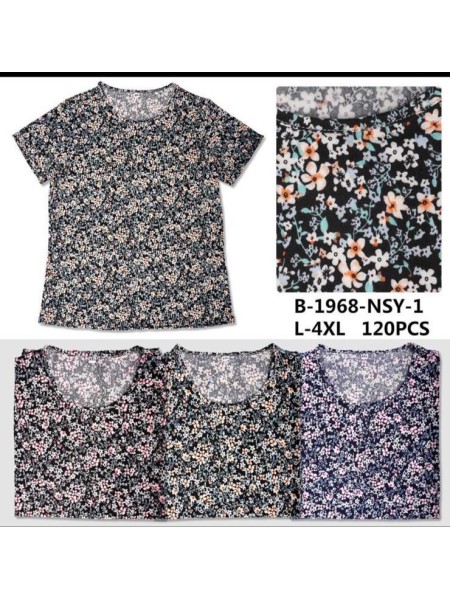 Bluzki damskie Polskie, Size l-4xl, paczka 12szt mix kolor