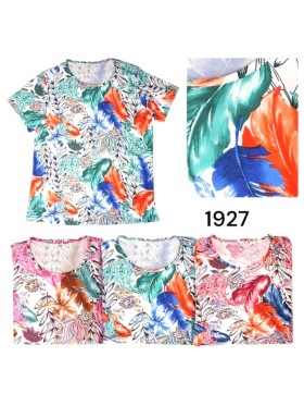 Bluzki damskie Polskie, Size l-4xl, paczka 12szt mix kolor