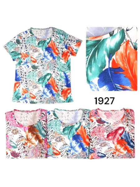 Bluzki damskie Polskie, Size l-4xl, paczka 12szt mix kolor