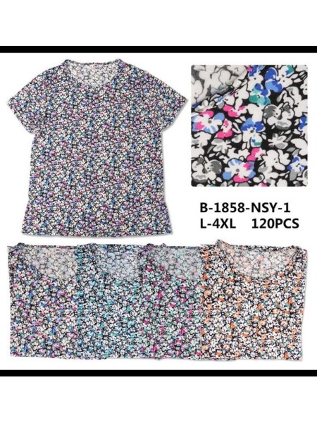 Bluzki damskie Polskie, Size l-4xl, paczka 12szt mix kolor