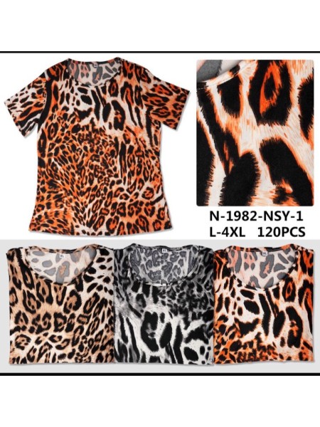 Bluzki damskie Polskie, Size l-4xl, paczka 12szt mix kolor